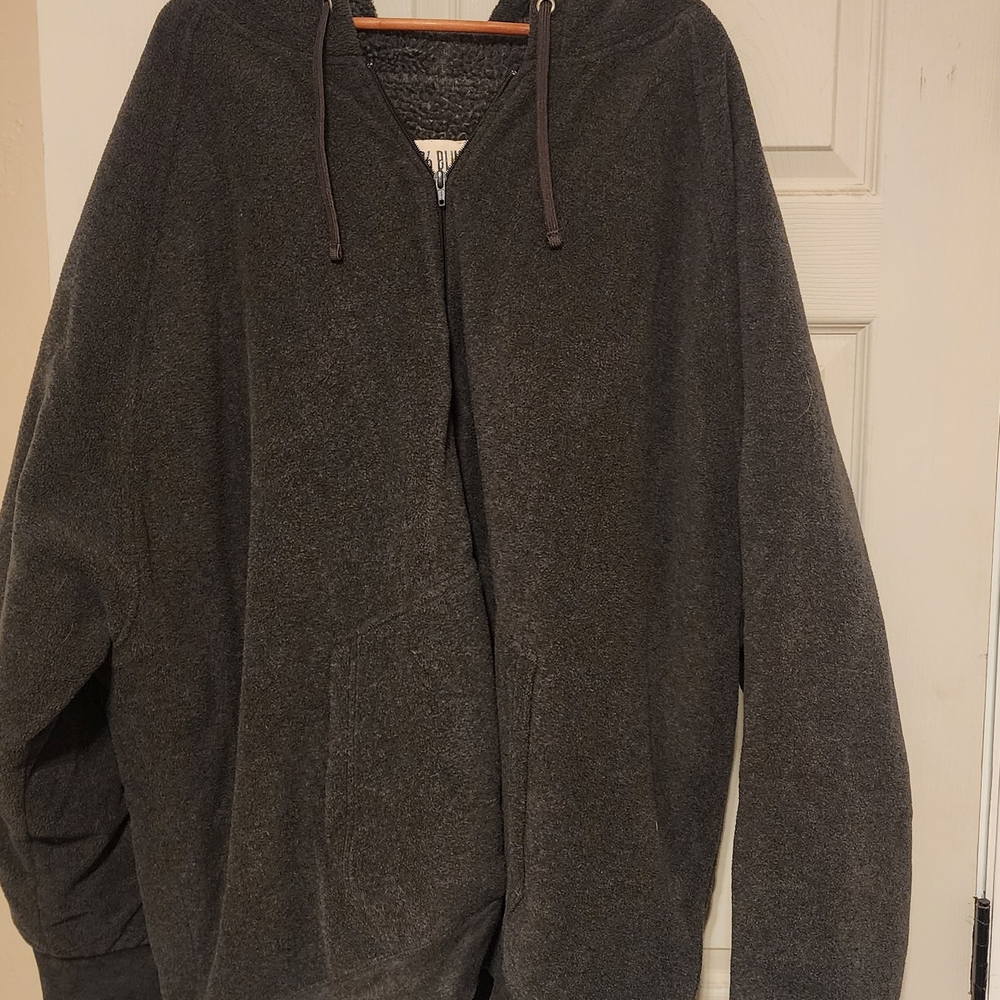 Men's Charcoal Hoodie Jacket